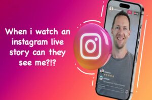 When you join a live video on Instagram, can they see you?